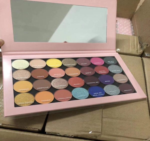 

28color eyeshadow palette shimmer satin matte finishes high pigment eyeshadow one open palette new arrival makeup3392831