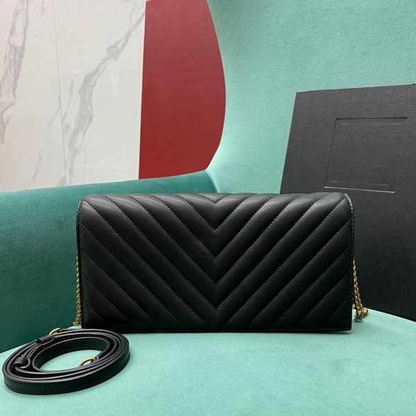 

lm40156v designer baguette bag genuine leather handbag 26cm luxury crossbody bag delicate knockoff chain bag with box yy031