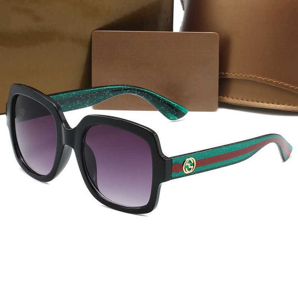 

new men's women's online red of the same type gg0036 selling large frame red and green stripe sunglasses, White;black