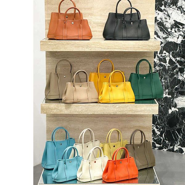 

designer bags garden party women's bag high-end garden togo cowhide tote large capacity tongle women's mommy 7smc