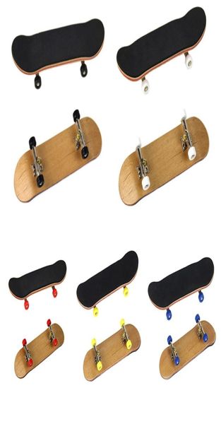 

kids toys wooden fingerboard professional mini finger skateboards basic toys for boys girls with bearings wheel foam tape set6050022