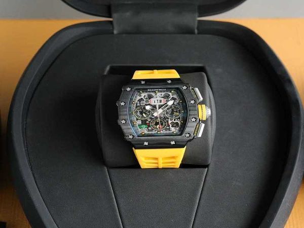 

amazing mechanical r. i c h a r d luxury super style male wrist watches r.m11 r.m11-03 q0eq designer high-end quality black bezel for men wa, Slivery;golden