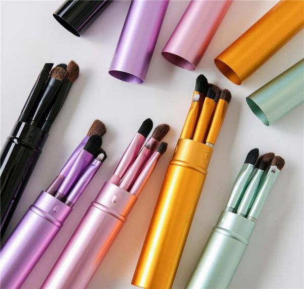 

bbl 5pcs travel portable mini eye makeup brushes set reals eyeshadow eyeliner eyebrow brush lip make up brushes kit professional1414767