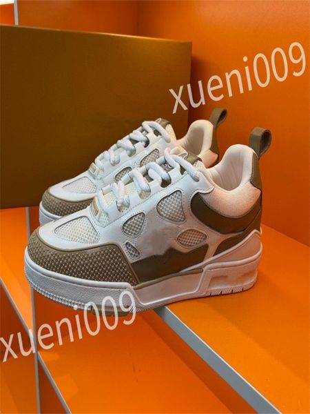 

2023 luxury designer men women casual shoe triple white black sneakers gomma leather trainer printed platform trainers shoes wd230601
