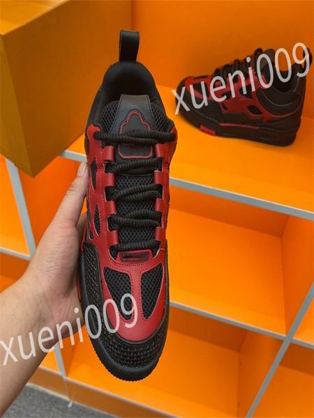 

2023 luxurys designer men women casual shoe triple white black sneakers gomma leather trainer printed platform trainers shoes wd230601