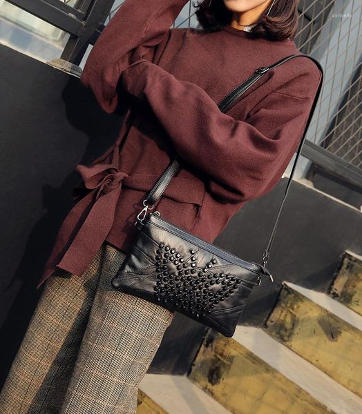 

shoulder bags ladies mini leather messenger bag tote and wallet trend mobile phone pouc