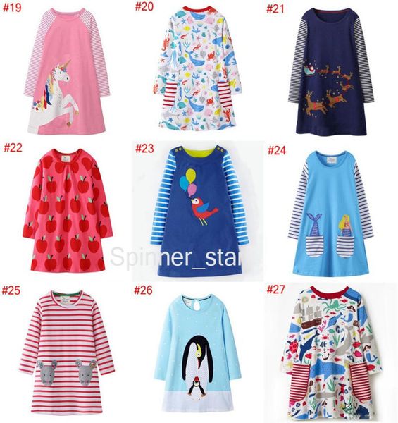 

new children039s skirt autumn cotton 100 cotton princess dress girls print longsleeved dress8373547, Red;yellow