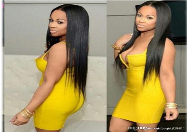 

7a nature straight hair 3pcslot unprocessed peruvian nature hair striaght human bundles straight world hair on 345pcs5470731, Black