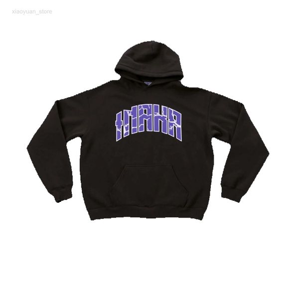 

men's hoodies inaka hoodie signature set hoodie pullover with fleece men women premium quality ip hoodie oversized hoodie us size hkd23, Black