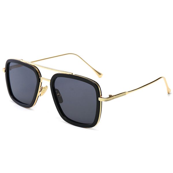 

new fashion double beam small frame sunglasses, White;black
