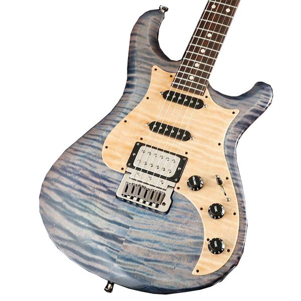 

green moire 6 strings electric guitar factory sales customization new