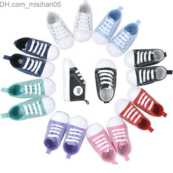

sneakers fashion newborn shoes anti-slip baby boy first walker bebe girls sneakers moccasin canvas children plimsolls infant boots sport z23, Black;red
