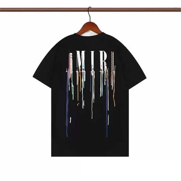

men's t-shirts amari designer mens t shirts printed fashion man tshirt cotton casual womens tees short sleeve luxury hip hop streetwear, White;black