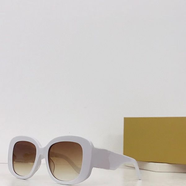 

fashionable and luxurious sunglasses 5010 square semicircle sunglasses for women and men with acetate fiber frame and high-end original glas, White;black