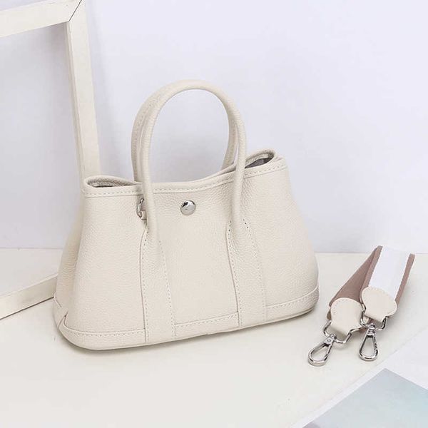 

designer herbags mas s tote bags garden party cowhide new edition garden bag leather fashion large capacity tote wide shoulder strap commute