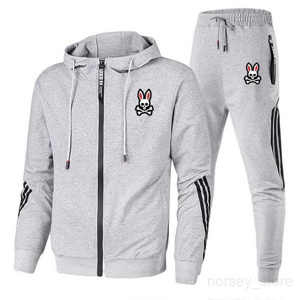 

psycho bunny by robert gooley three bar men's set 5 kdcs, Gray