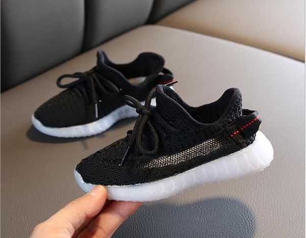 

baby girl boys kids trainers 35v20 breathable basketball sneaker designer shoes athletic sports casual shoes spring running childr4832404, Black