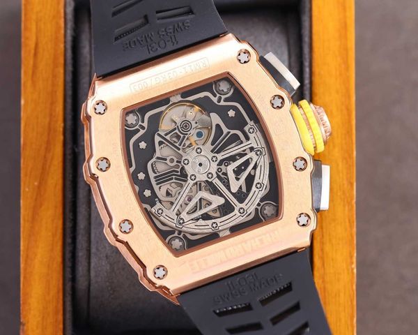 

fantastic full diamond r i c h a r d luxury superb style male wrist watches rm11 rm11-03 pjra designer mechanical high-end quality bust down, Slivery;brown