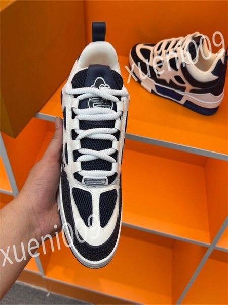 

2023 designer men women casual shoe triple white black sneakers gomma leather trainer printed platform trainers shoes wd230601