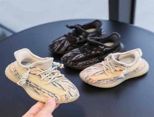 

kids shoes breathable sneakers soft sole knaye west trainers infant children big boys and girls chaussures pour enfants3573884, Black;red