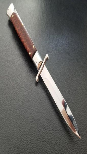 

9 inch swinguard snakewood handle mirror blade italian style81920123313674