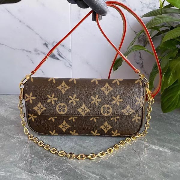 

designer stuff sacks m81911 m82210 genuine leather wallet on chain ivy clutch women pochette handbag travel bag tote men purse shoulder hobo