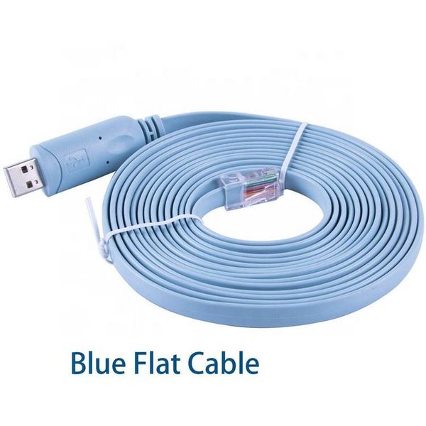 

usb serial to rj45 console adapter rs232 to usb ftdi chip usb console cable suitable for routers 1.8m