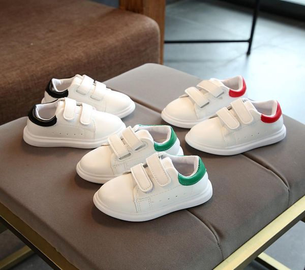 

autumn children sports girl casual for kids boys soft bottom leisure toddler white sneakers baby shoes8857734, Black;red