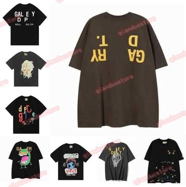 

galleries depts t shirt mens designer shirts vintage retro washed womens tees fashion short sleeve casual high street summer clothing cloth, White;black