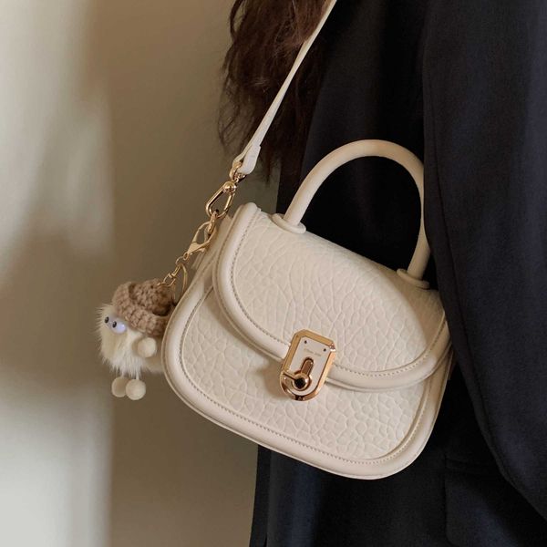 

tote nanfeng chio2nd white moonlight saddle bag women's spring/summer commuter handbag single shoulder crossbody bag