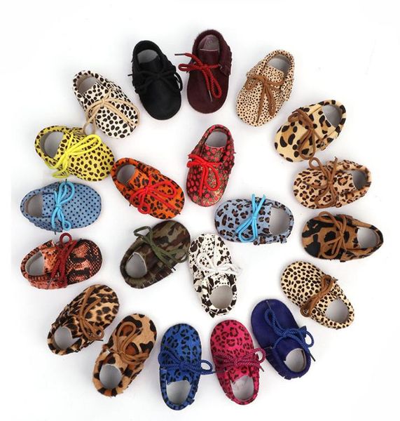 

baby girl shoes leopard soft bottom genuine leather scrub shoes infant first walkers baby shoe 024m 075681416