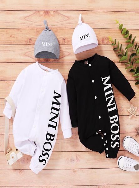 

patpat 2020 autumn winter baby boy mini boss jumpsuits with hat baby toddler girl boy one pieces jumpsuits baby clothes 18301969, Blue