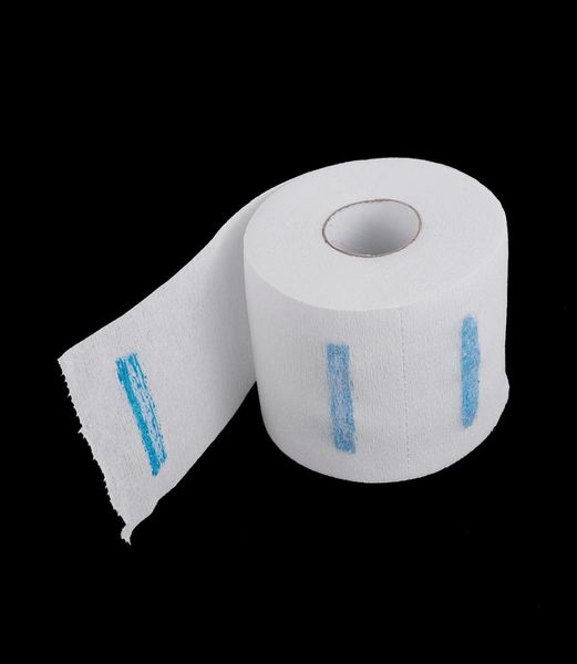 

1roll neck ruffle roll paper hair cutting salon hairdressing collar accessory necks covering disposable haircut collar paper8651234