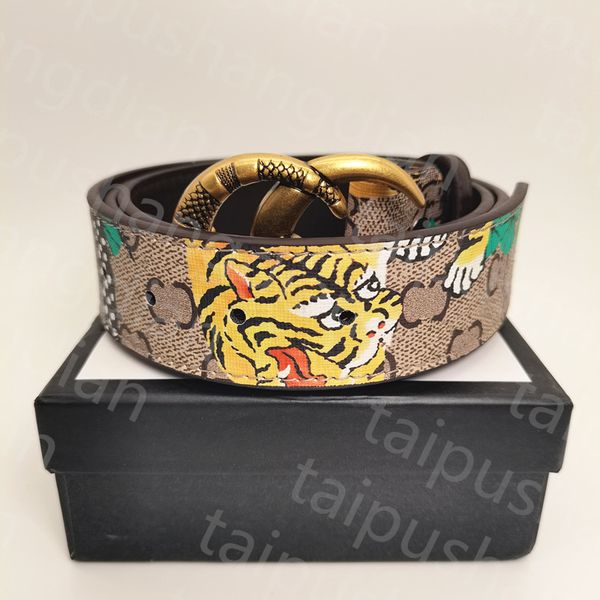 

4.0cm width belts for men designer mens belt brand belt gold silver black g snake buckle luxury women belts genuine leather designer belt me, Black;brown