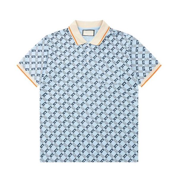 

mens polos t shirt fashion embroidery short sleeves turndown collar tee casual polo shirts m-3xl#13 e6rv, White;black