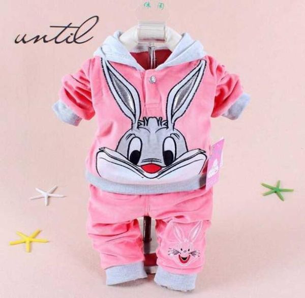

024 months fashion children boys girls clothing sets spring autumn baby brand jacket pants 2pcssets kids sport clothes toddler t6197411, White