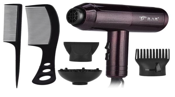 

2200w powerful electric hair dryer professional low noise blow dryer quick dry barbershop hair styler 2 speed 3 heat settings 22028514564