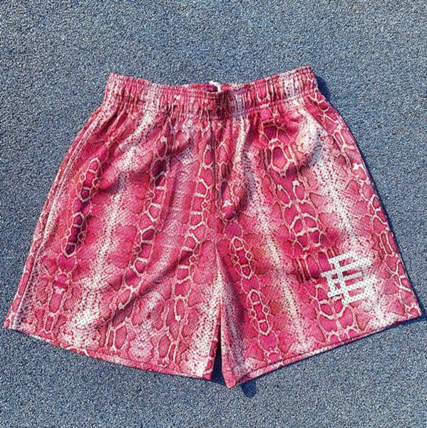 

fashion luxury men's ee shorts basic eric emanuel new york city skyline brand men women jog casual loose fitness sports beach pants mes, White;black