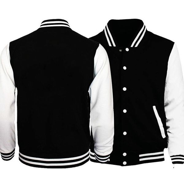 

mens jackets spring autumn mens pilot bomber couple baseball jacket university varsity solid color casual korean clothes 230705, Black;brown