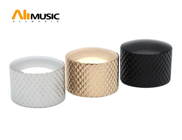 

4pcslot gutiar chrome black gold knob guitar knob push black konb metal knob5476475