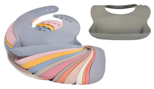 

infant silicone bib baby bibs children silicone bib baby saliva rice pocket maternal infant products wmq6194985914