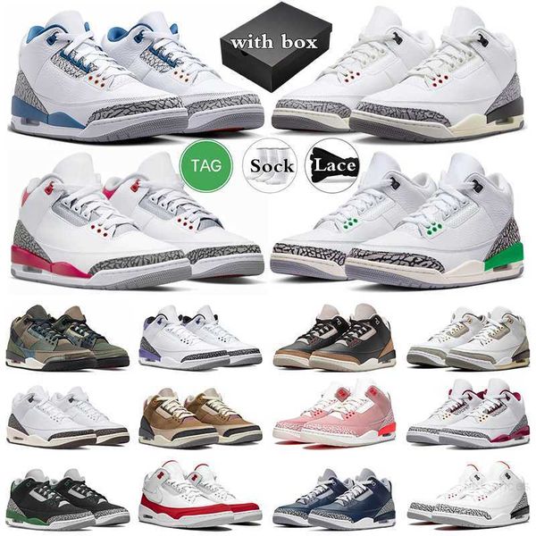 

jumpman 3 basketball shoes 3s mens trainers women sneakers wizards white cement reimagined lucky green desert elephant cardinal red neapolit