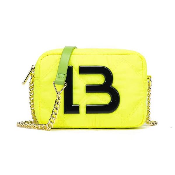 

spanish luxury brand bim ba ylola versatile chain gold classic embroidered one shoulder crossbody bag 19x13x6.5cm