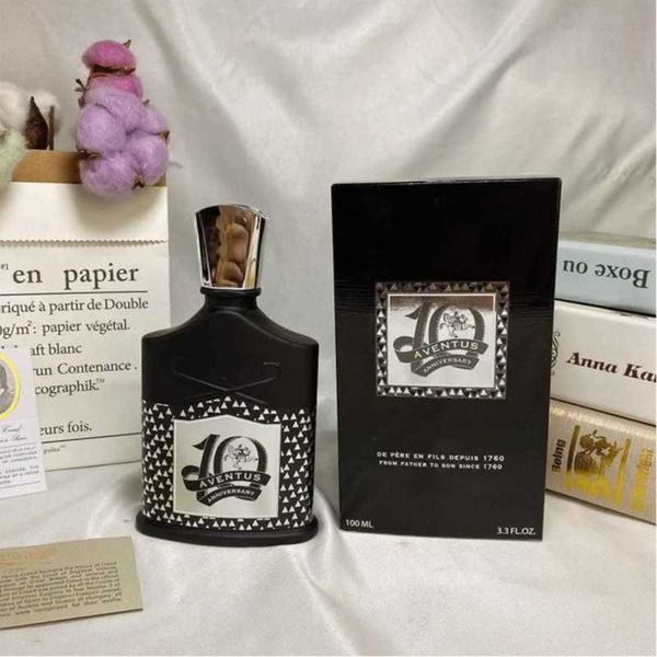 

100ml men perfume creed aventus cologne 10th anniversary sliver montain gentlemen fragrance high version long lasting 3.3fl oz 1yybg