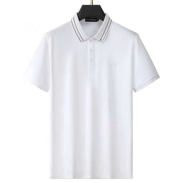 

men's polo shirt chest letter men's designer t-shirt short sleeve oversized loose casual cotton women'sym-3xl gwvj, White;black