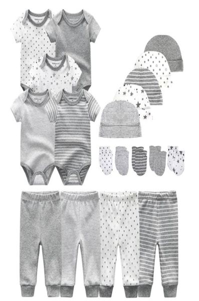 

born baby boy clothes bodysuitspantshatsgloves baby girl clothes cotton clothing sets lj2012234972291, White