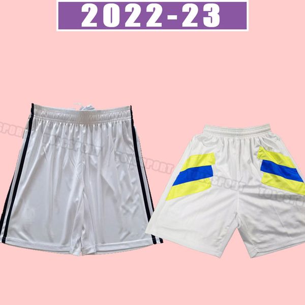 

22 23 soccer shorts 2022 2023 t roberts hernandez harrison james bamford raphinha phillips rodrigo football pants home white icon, Black;yellow