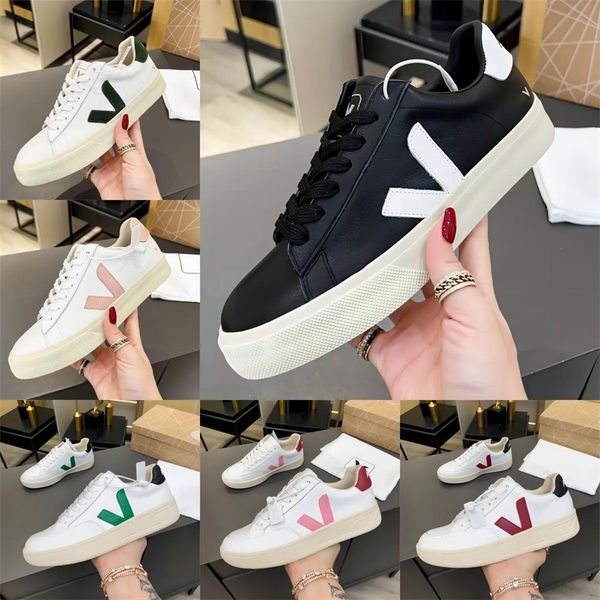 

luxury designer women men casual shoes stitching letter va leather white black running shoes brand lace up sports sneakers lining rubber sol