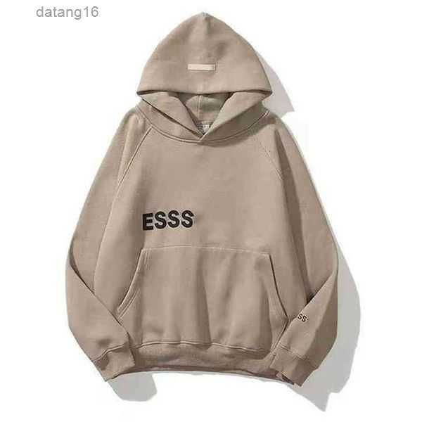 

men's and women hoodies leisure fashion trends designer tracksuit essentialhoodie set casual oversize essentail hoodie pullover 2023 ou, Black