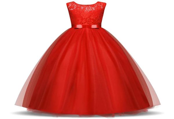 

elegant dress evening ball gown kids princess first communion teenager sleeveless3765565, Red;yellow